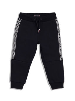 Tommy Hilfiger - Black Printed Regular Fit Joggers