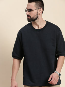 DILLINGER - Navy Blue Oversized Sweatshirt
