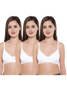 Bodycare - Pack of 3 Perfect Coverage Bra In White Colour