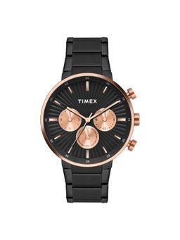 Timex - Men Black Round Dial Analog Watch -TWEG28402 (M)
