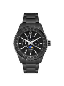 Timex - Men Black Round Dial Analog Watch -TWEG28501 (M)