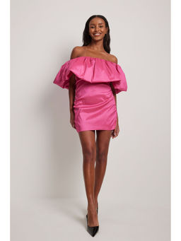 NA-KD - Women Pink Solid-plain Mini Dress