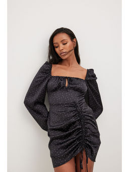 NA-KD - Women Black Polka Dots Mini Dress