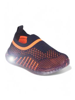 Lil Lollipop - Unisex Casual Slip On Sneakers with Light - Orange