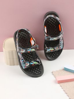 LIBERTY - Lucy & Luke 9951 02E Casual Sandals for Kids with EVA Sole - Black