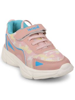 LIBERTY - Leap7x Cloudy 1V Sports Running Shoes for Kids with EVA Sole - Peach