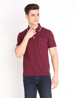 CHKOKKO - Men's Cotton Regular Fit Polo T-shirt