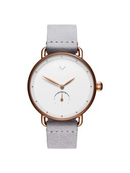 MVMT - Bloom Quartz White Round Dial Womens Watch - D-FR01-RGGR