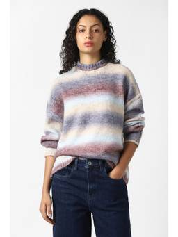 Van Heusen - Women Multi Textured Round Neck Sweater