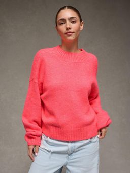 American Eagle - Red Women Pullover Sweater