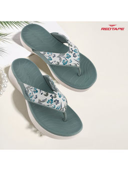 Red Tape - Green Wovens Thomes Flip Flop