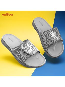 Red Tape - Grey Mens Eva Comfort Sliders