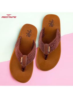 Red Tape - Tan Mens Eva Comfort Flip Flop