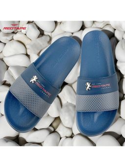 Red Tape - Navy Blue Mens Eva Comfort Sliders