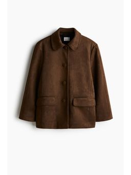 H&M - Women Brown Oversized Jacket