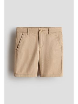 H&M - Boys Beige Cotton Chino Shorts
