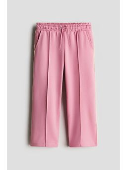 H&M - Girls Pink Wide Crease-Leg Trousers