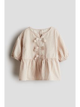 H&M - Girls Multi-Color Cotton Poplin Blouse