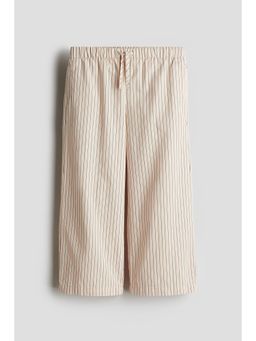 H&M - Girls Orange Cotton Poplin Trousers