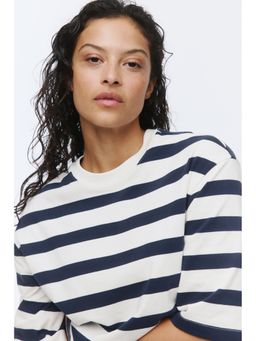 H&M - Women Blue Oversized T-Shirt