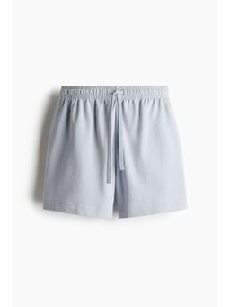 H&M - Women Blue Loose-Fit Sweatshorts
