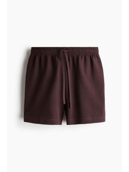 H&M - Women Brown Loose-Fit Sweatshorts