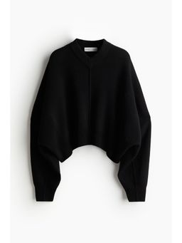 H&M - Women Black Slouchy Wool Jumper