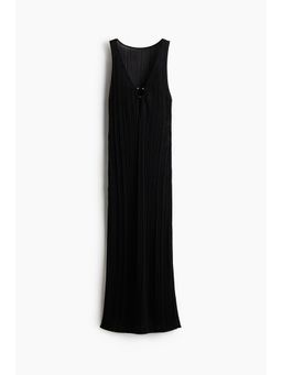 H&M - Women White Rib-Knit Beach Dress