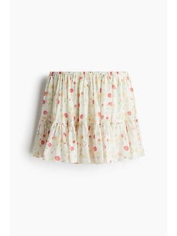 H&M - Women White Flounced Mini Skirt