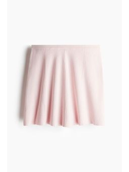 H&M - Women Pink Fla Fine-Knit Skirt