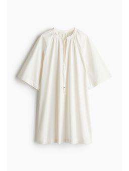 H&M - Women White A-Line Cotton Dress