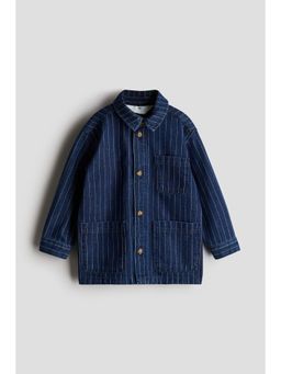 H&M - Boys Blue Cotton Denim Overshirt