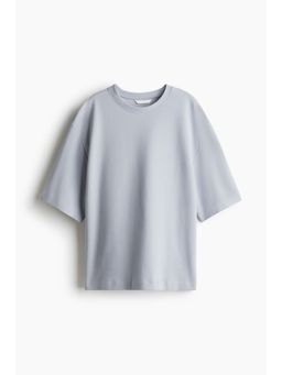 H&M - Women White Boxy Interlock T-Shirt