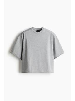 H&M - Men Beige Oversized Fit T-Shirt