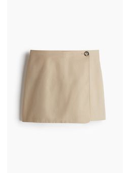 H&M - Women Beige Twill Skort