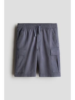 H&M - Boys Grey Cargo Twill Shorts