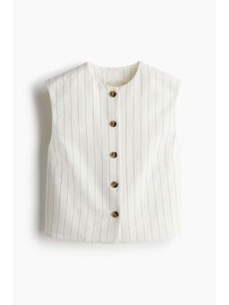 H&M - Women White Waistcoat