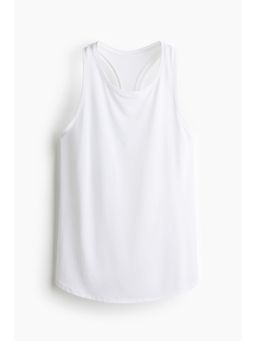 H&M - Women White Sports Vest Top With DryMove