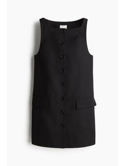 H&M - Women Black Square-Neck Dress