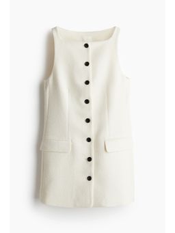 H&M - Women White Square-Neck Dress