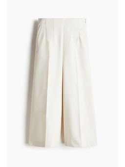H&M - Women Beige Dart-Waist Culottes