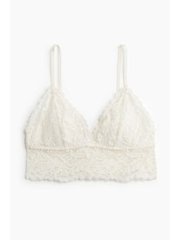 H&M - Women White Padded Lace Bralette