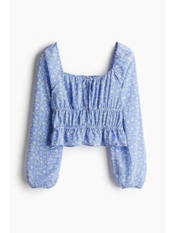 H&M - Girls White Crinkled Blouse