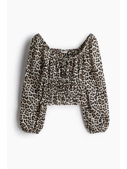 H&M - Women White Crinkled Blouse