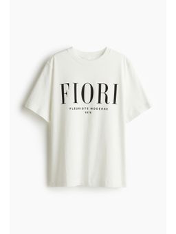 H&M - Boys Beige Printed T-Shirt