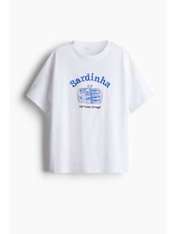 H&M - Women White Oversized T-Shirt
