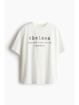 H&M - Women White Oversized T-Shirt