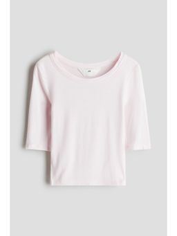 H&M - Girls Pink Jersey Top
