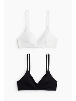 H&M - Women Mama 2-Pack Cotton Nursing Bras