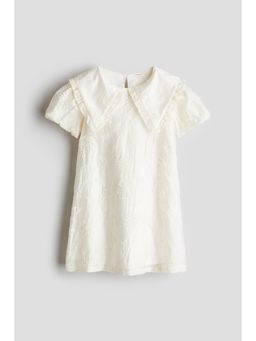 H&M - Girls White Embroidered Dress